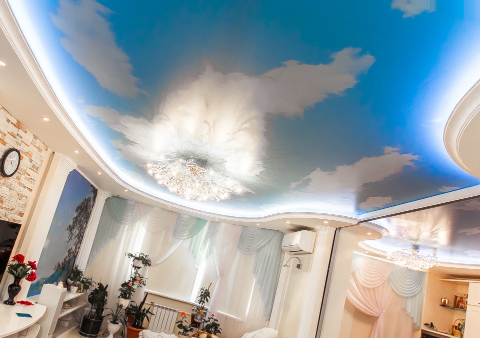 Заказать потолок с фотопечатью в г. Лиски